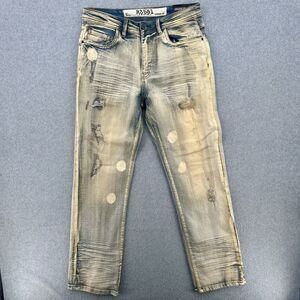 R3bel Straight FIT Men's Premium Jeans 32x32 Stretch Destroyed Streetwear NWT